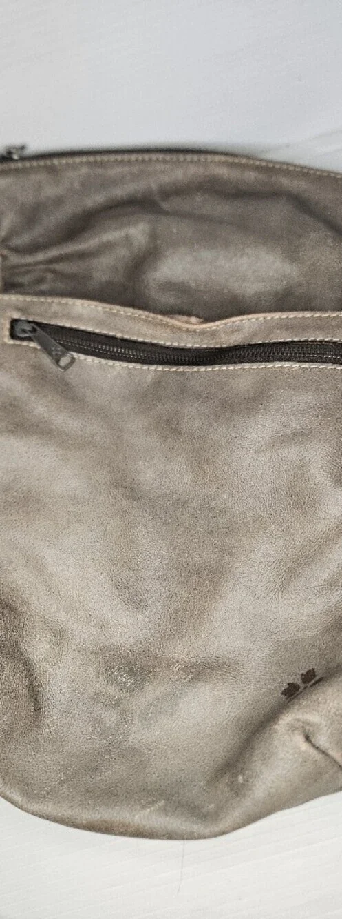 Patricia Nash Luzille Convertible Backpack Distressed Gray Leather Crossbody Bag